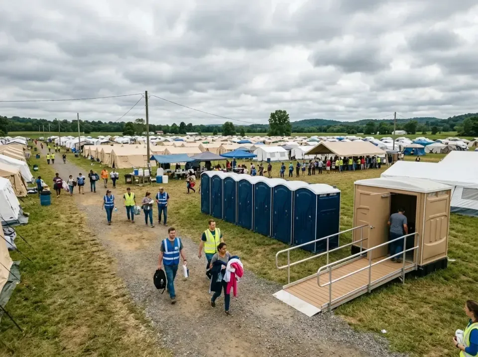 disaster-relief-camp-restrooms-010 — frequently asked questions, Dumpster & Portable Bathrooms Rental in La Verkin, UT